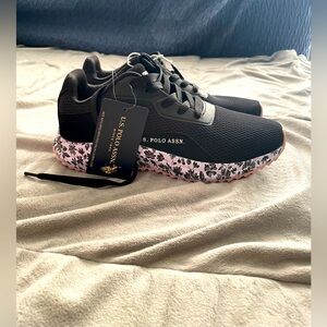 US POLO ASSN Floral Tennis Shoes NWT